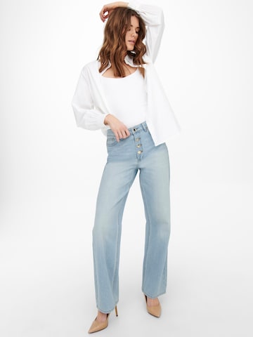 ONLY Wide Leg Jeans 'Molly' in Blau