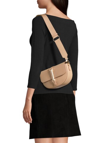 Seidenfelt Manufaktur Tasche 'LOVIISA' in Beige: Vorderseite