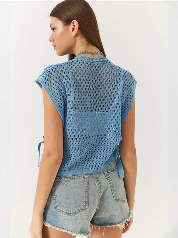 Pull-over Bianco Lucci en bleu