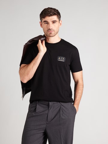T-Shirt ARMANI EXCHANGE en noir : devant