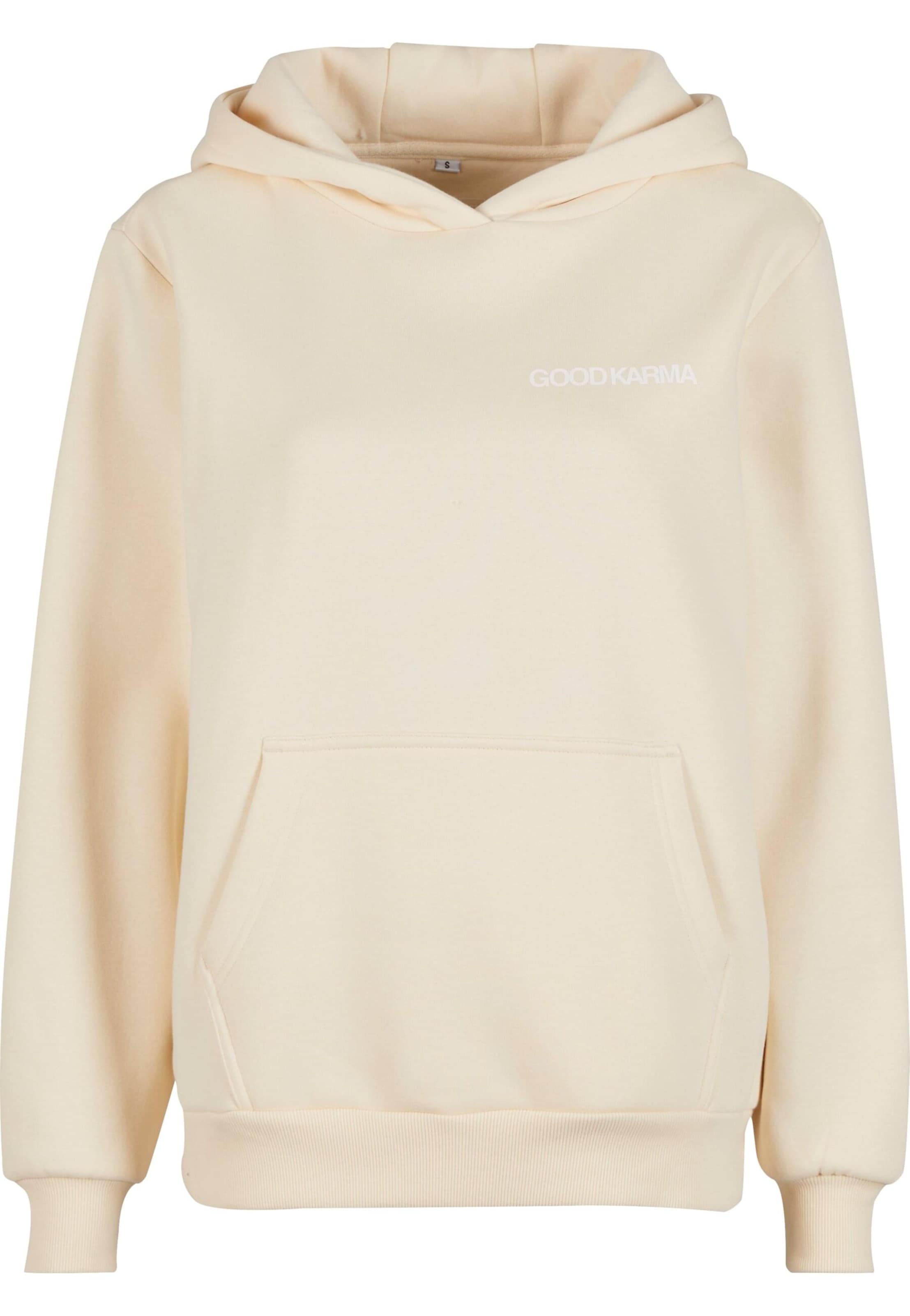 Miss Tee Свитшот 'Back Around' в Бежевый: спереди