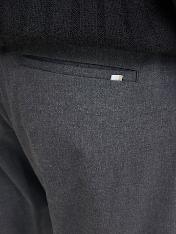 Regular Pantaloni cu dungă 'JPSTKANE EDWIN' de la JACK & JONES pe gri