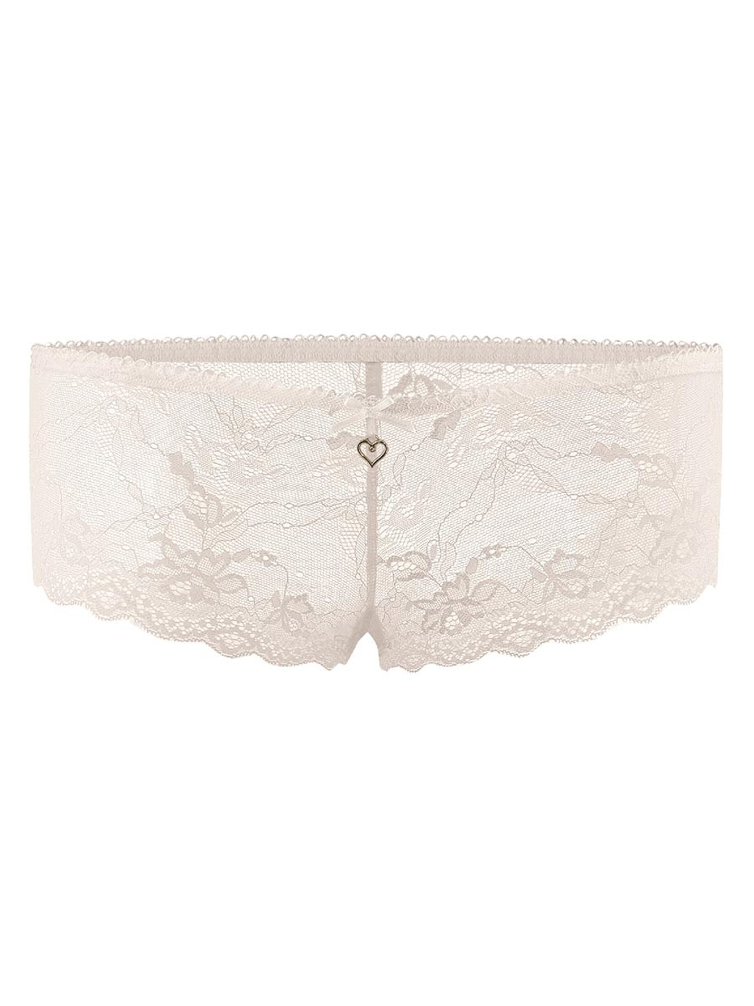 BELLYBUTTON Boyshorts 'Bellybutton Boxershorts aus Spitze für Damen' in White: front