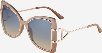 Occhiali da sole 'INJECTED' di GUESS in beige: frontale