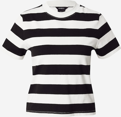 Lindex T-Shirt 'Katarina' in schwarz / weiß, Produktansicht