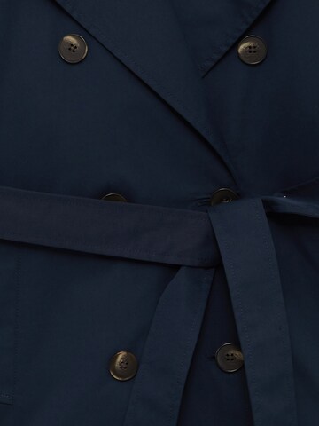 Pull&Bear Between-Seasons Coat in Blue