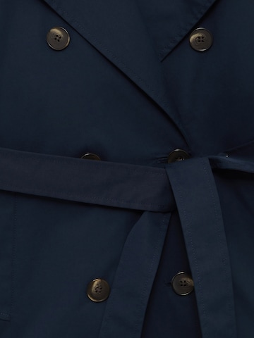Manteau mi-saison Pull&Bear en bleu