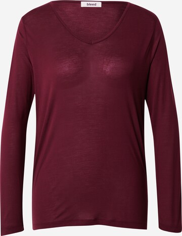 bleed clothing Shirt 'Essential' in Rood: voorkant