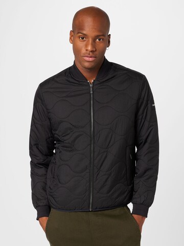 Calvin Klein Between-Season Jacket in Black: front