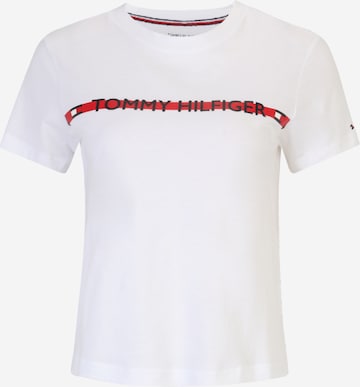 Tricou de la Tommy Hilfiger Underwear pe alb: față