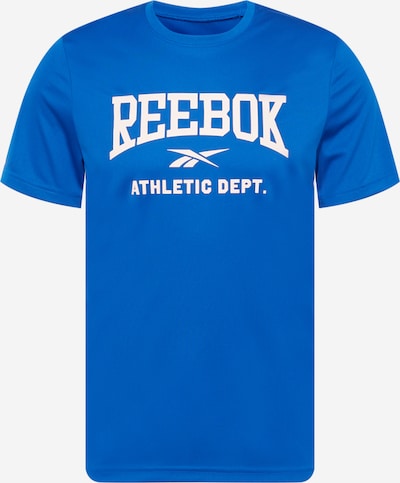 Reebok Functioneel shirt in de kleur Blauw / Wit, Productweergave