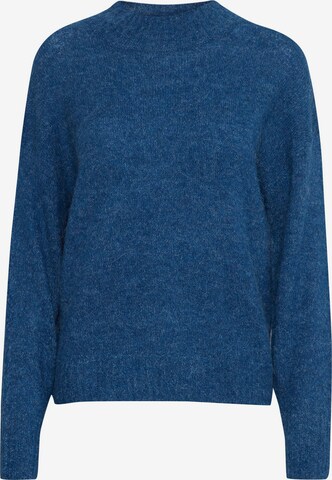 ICHI Sweater ' KAMARA ' in Blue: front