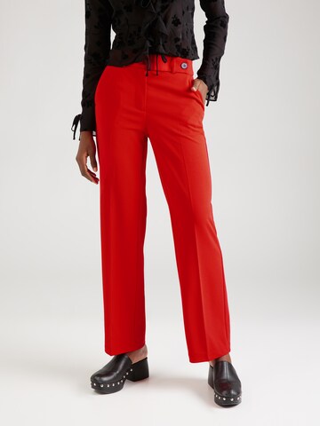 ONLY Regular Pantalon in Rood: voorkant