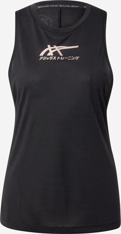 ASICS Sports top in Black: front