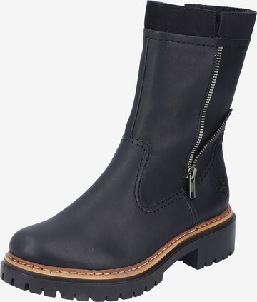 Bottines '72680' Rieker en noir : devant