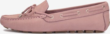 Kazar Mocassins in Roze: voorkant