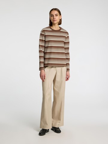 T-shirt SELECTED en marron