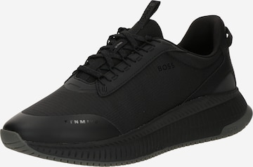 BOSS Platform trainers 'TTNM EVO' in Black: front