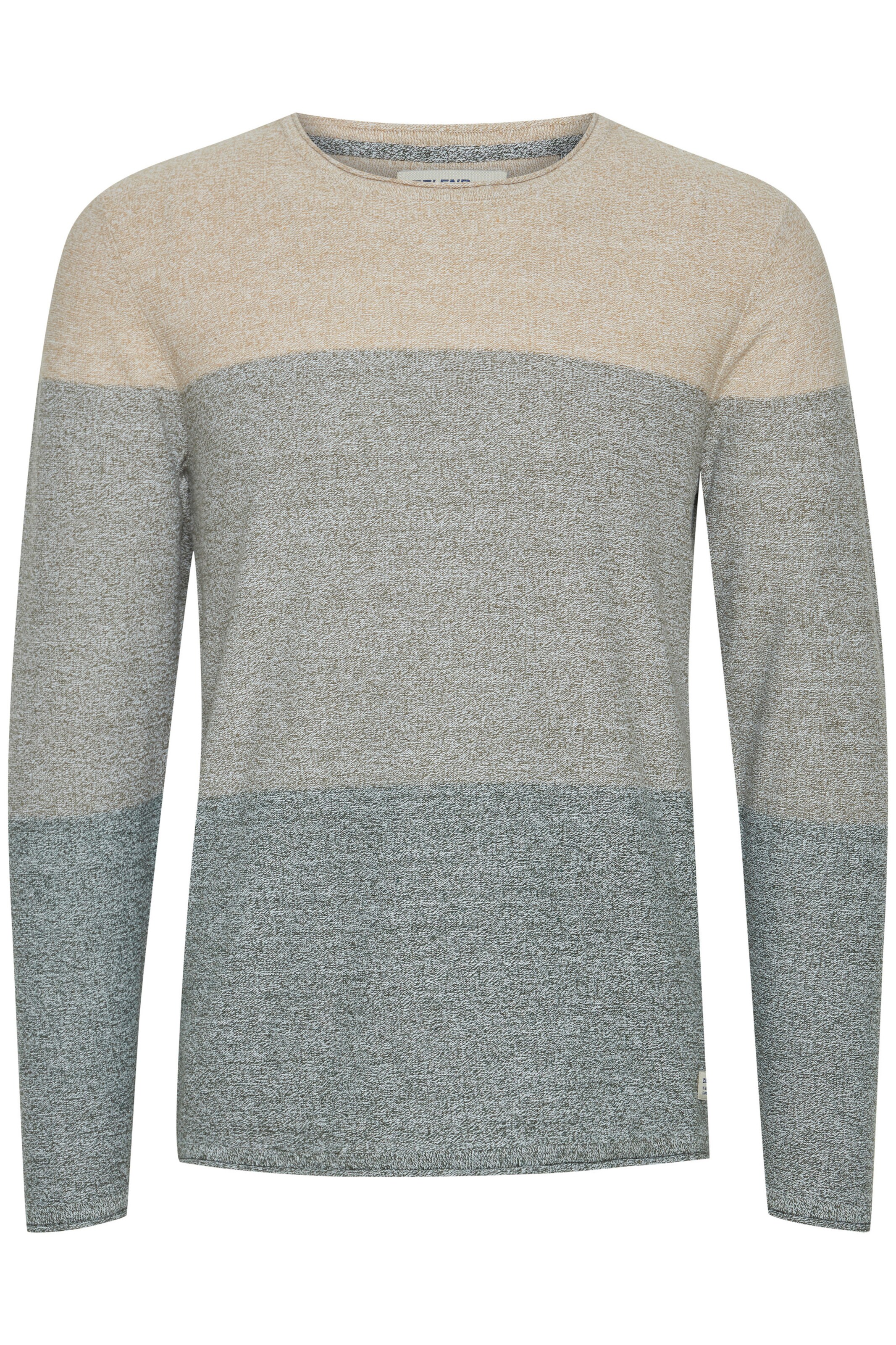 BLEND Pullover 'Hans' in Grau: Vorderseite