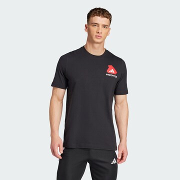 ADIDAS PERFORMANCE Functioneel shirt 'Predator History' in Zwart: voorkant