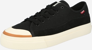 LEVI'S ® Rövid szárú sportcipők 'Square' - fekete: elől