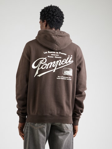 POMPEII Sweatshirt 'SABONS' i brun: framsida