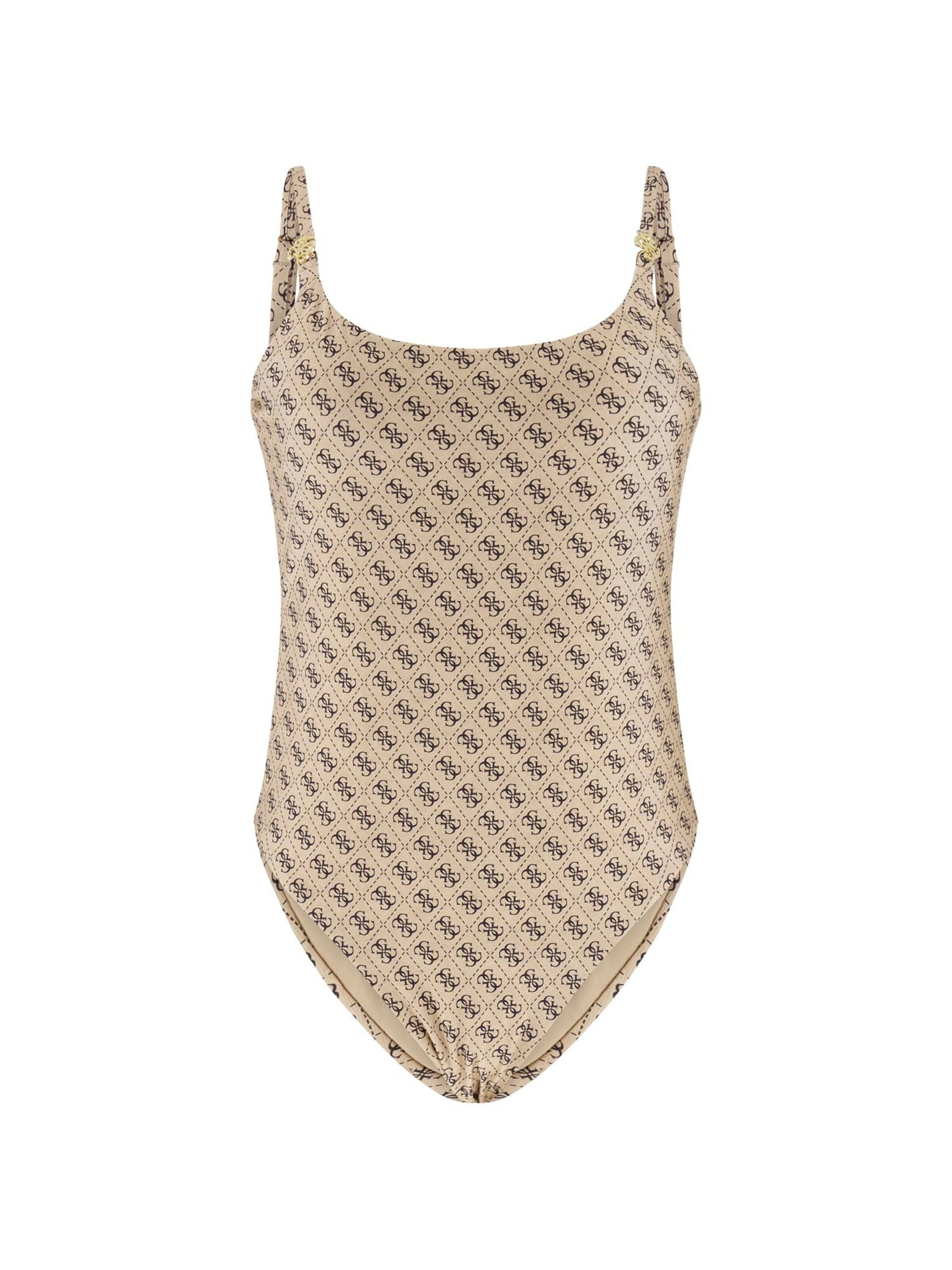 GUESS Badeanzug in Braun: Vorderseite