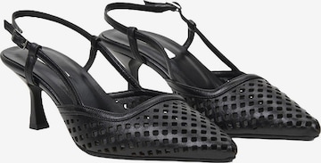 Desa Slingpumps 'Pumps' in Schwarz: Vorderseite