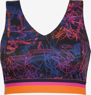 Ulla Popken Bralette Top in Mixed colors: front