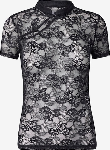 SISTERS POINT Bluse 'VELAS' in Schwarz: Vorderseite