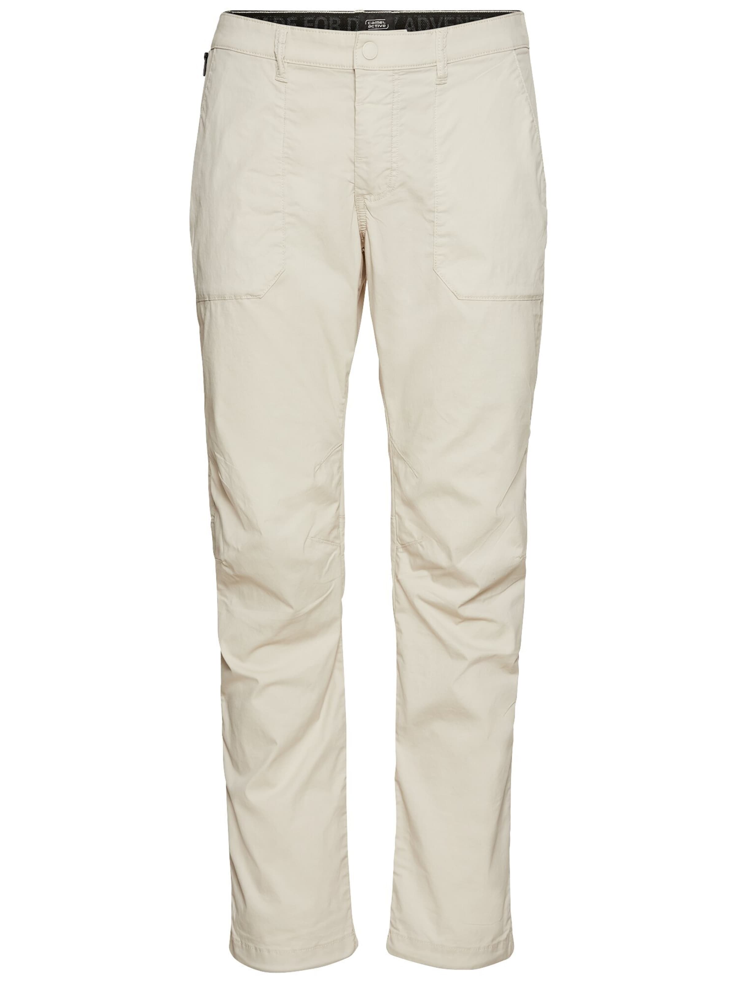 CAMEL ACTIVE Loose fit Chino Pants in Beige: front