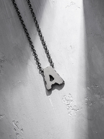 REYTEL - Cadena 'Letter A' en plata