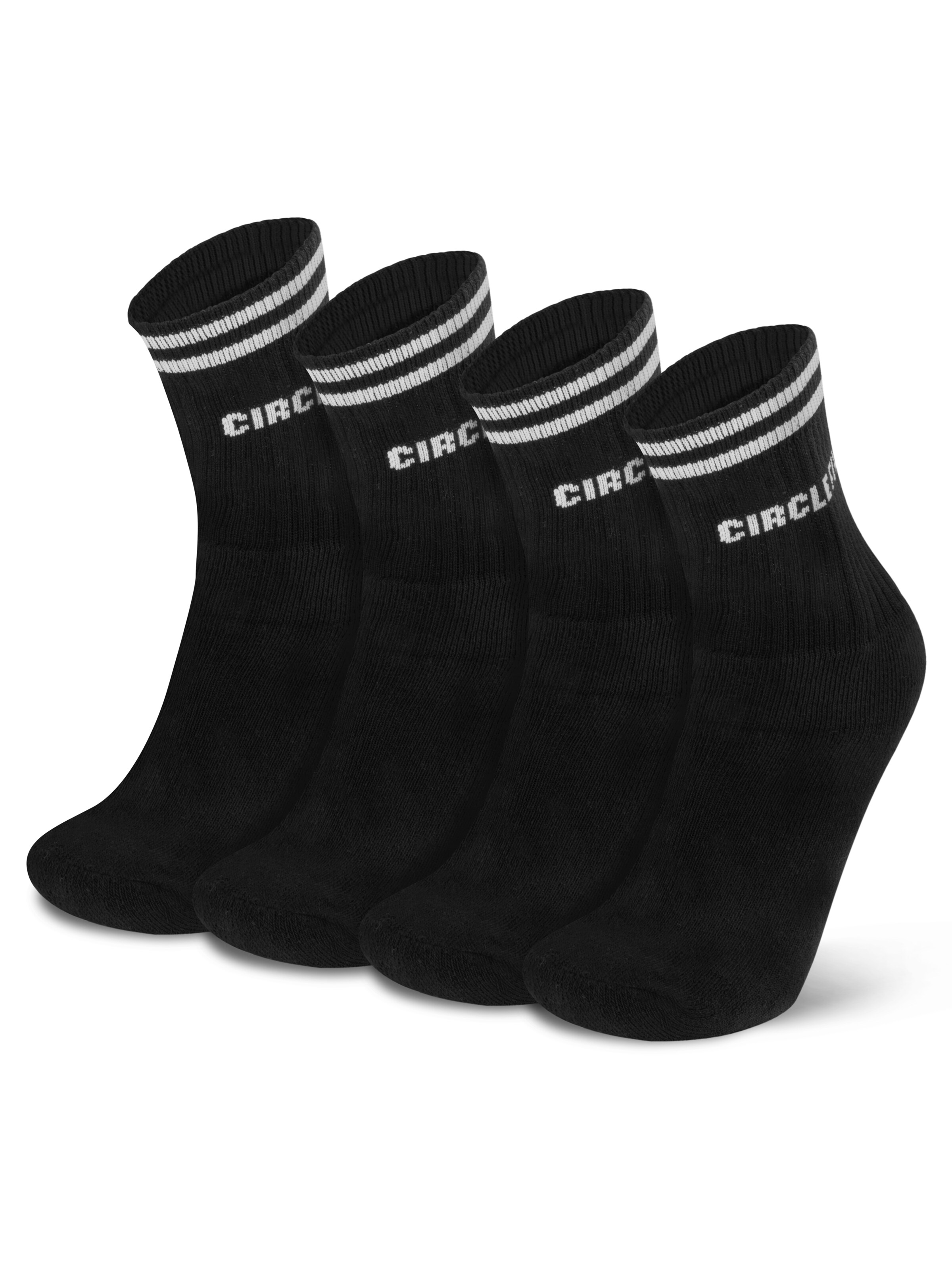 Circle Five Sportsocken '4 Paar Sportsocken / Tennissocken'‌ in 35-38 in schwarz, Produktansicht