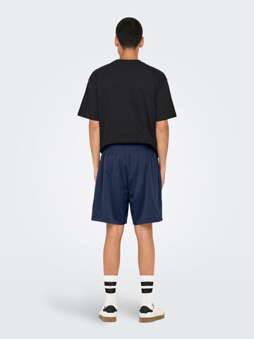 Only & Sons Loosefit Παντελόνι 'ONSDARREN' σε μπλε