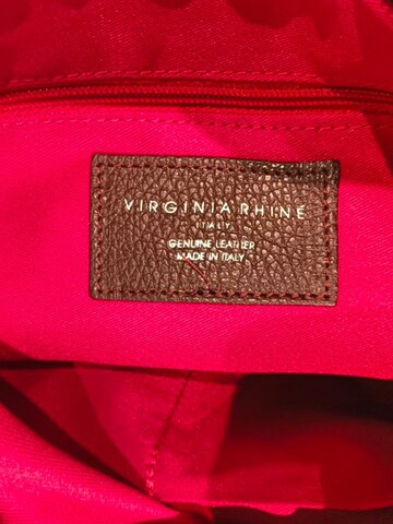 Borsa a mano 'Borsa a Mano Pelle Virginia Rhinè 35x25 cm' di Virginia Rhinè in rosso