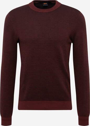 BOSS Sweater 'Avobano' in Red: front