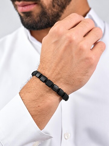 juoda GT Collection Apyrankė 'Flat-Bead'