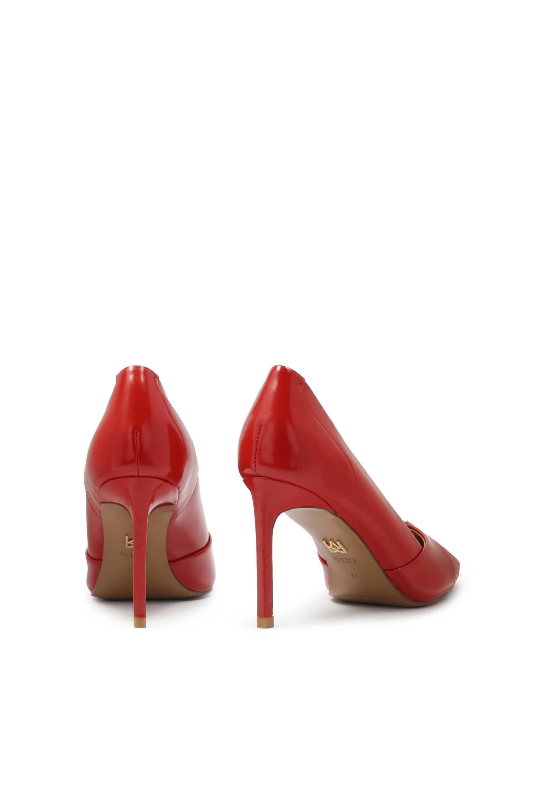 Kazar - Zapatos con plataforma en rojo