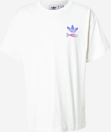 ADIDAS ORIGINALS Футболка 'SARDINES GFX' в Белый: спереди