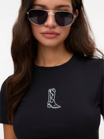 T-shirt 'VMFLEUR' VERO MODA en noir