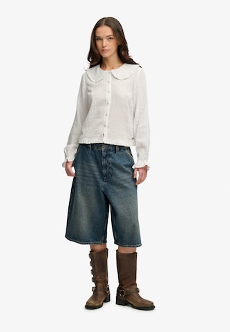 Chemisier Superdry & Co en blanc