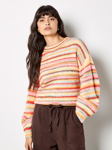 Apricot Pullover in Gelb: Vorderseite