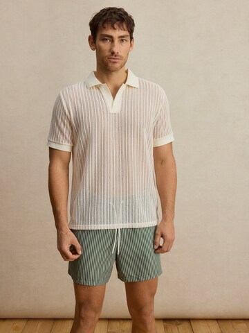 DAN FOX APPAREL Μπλουζάκι 'Hennes' σε μπεζ: μπροστά