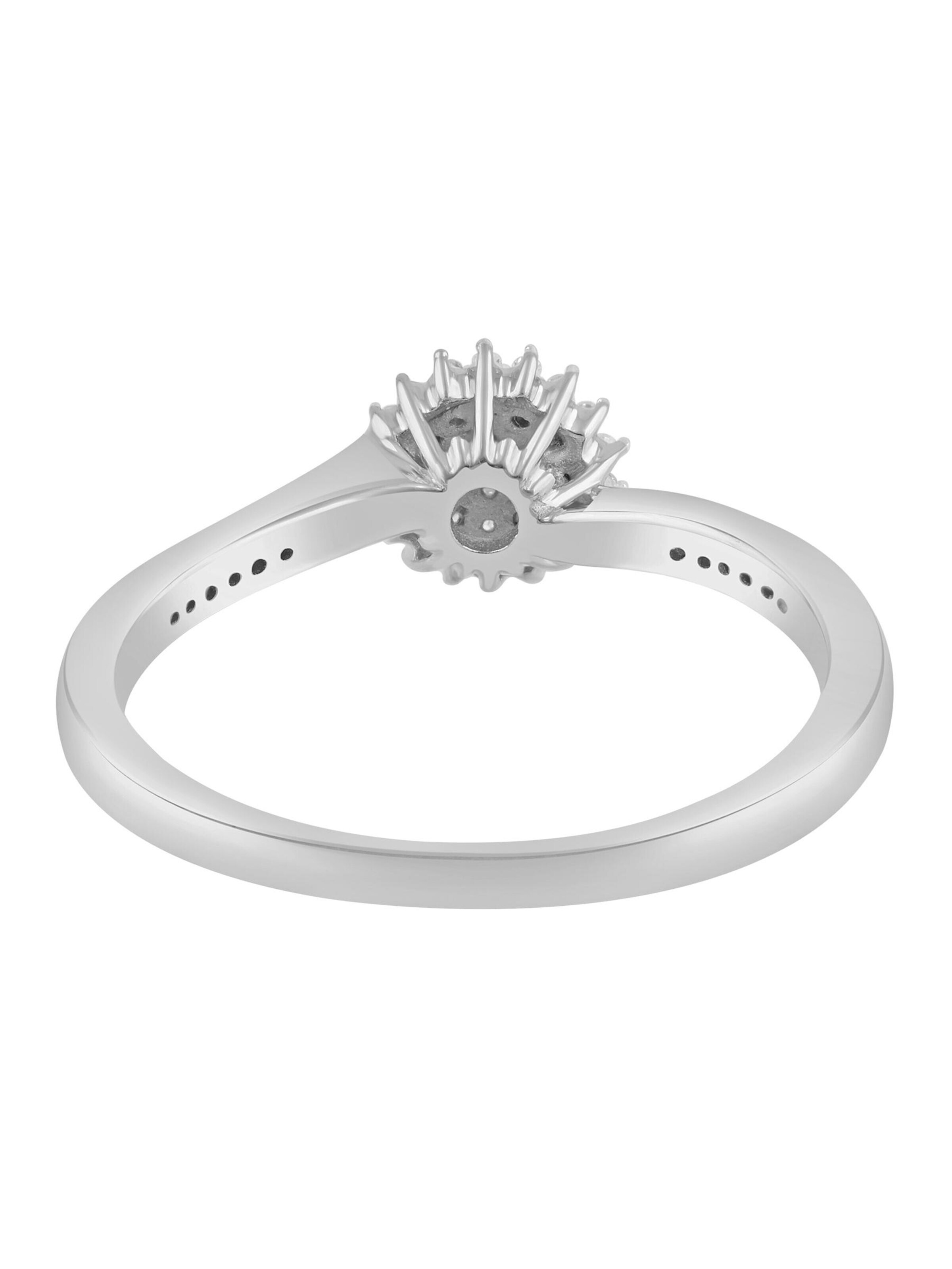 Diamant Exquis Ring in Zilver