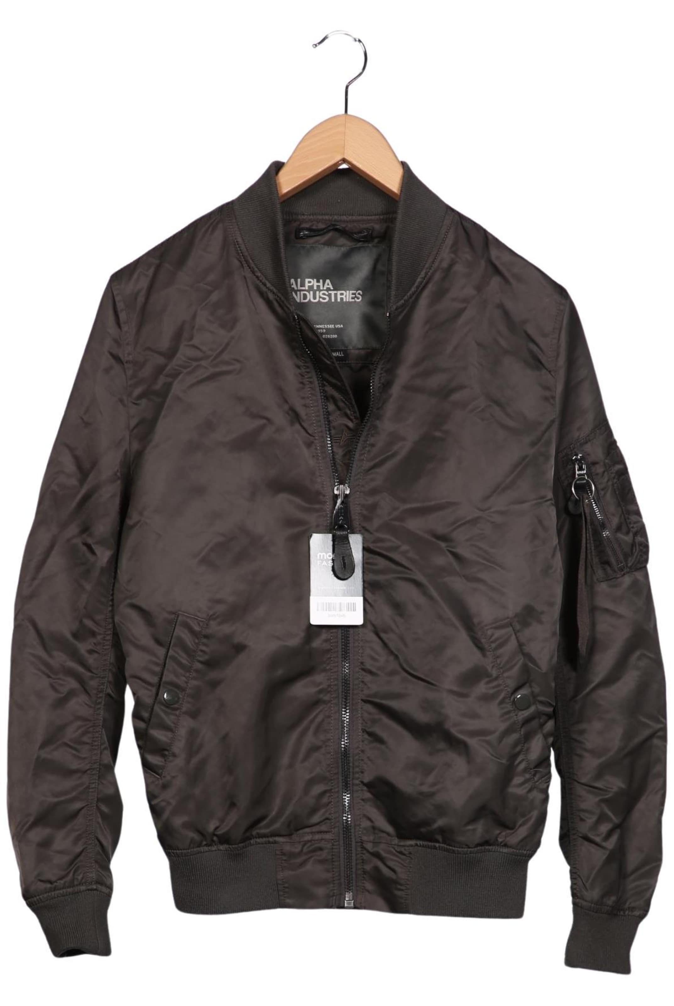 ALPHA INDUSTRIES Jacket & Coat in S in Grey: front