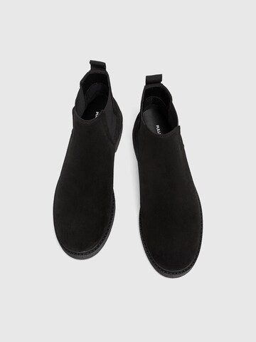 Pull&Bear Chelsea Boots in Black