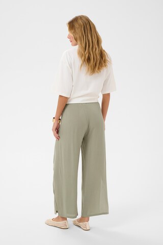Loosefit Pantalon 'Allie' Cream en vert