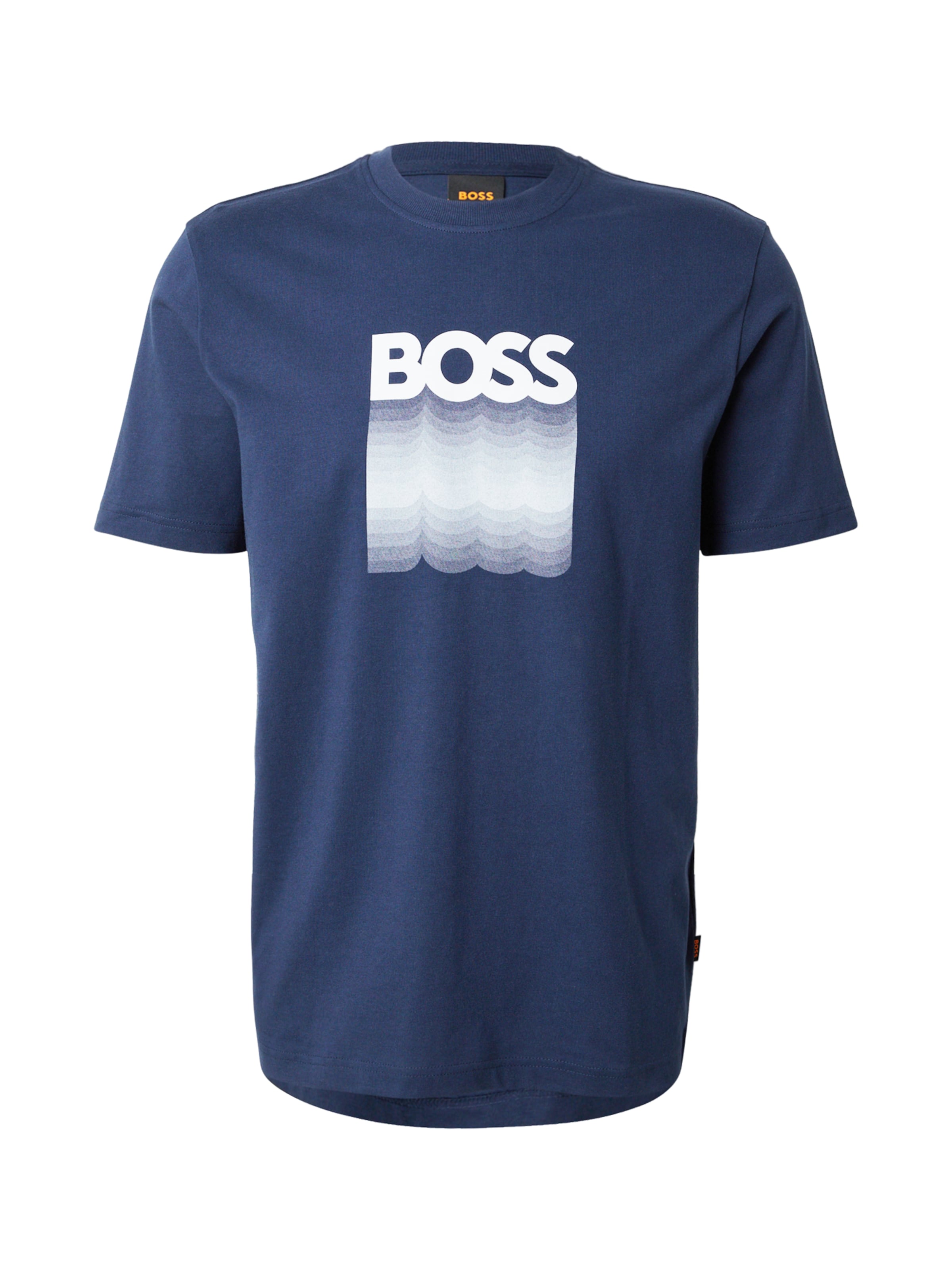 BOSS - Camiseta &#x27;Insignia&#x27; en azul: frente