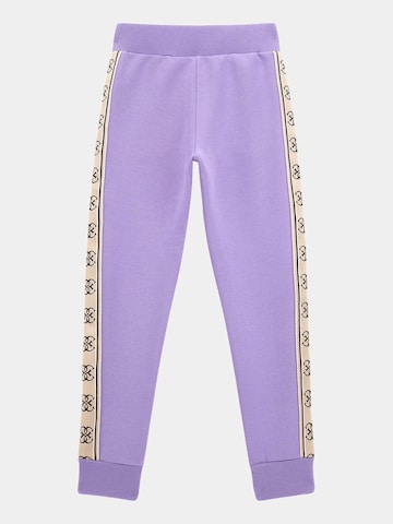 GUESS Tapered Pants in Purple