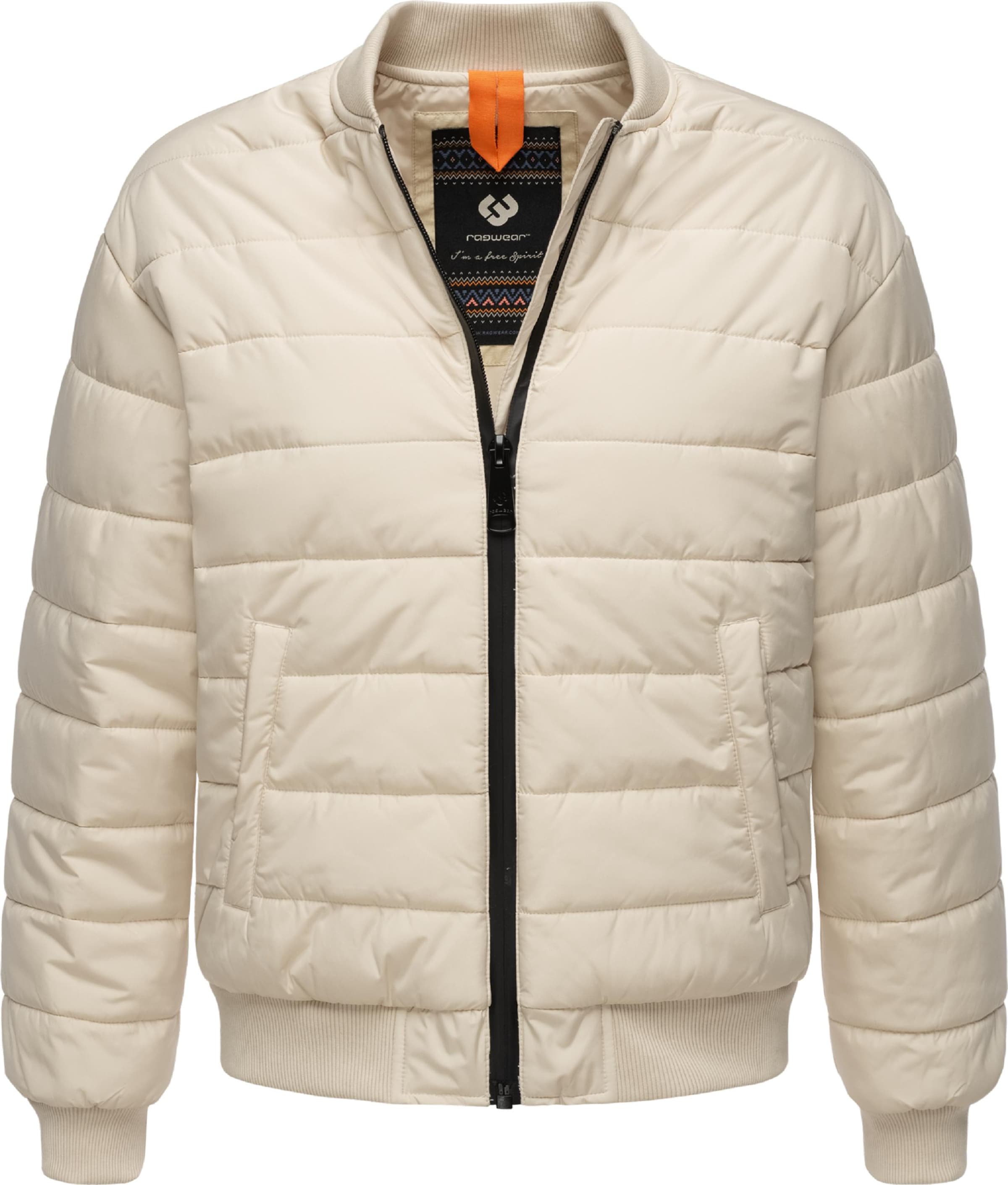 Ragwear Kevad-sügisjope 'Bombina', värv beež: eest vaates